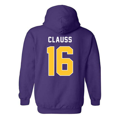 LSU - NCAA Baseball : Ethan Clauss - Classic Shersey Hooded Sweatshirt-1