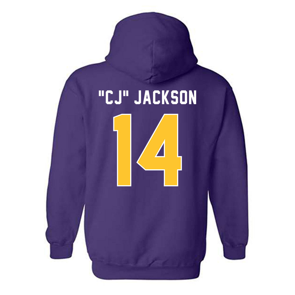 LSU - NCAA Football : Christopher "CJ" Jackson - Classic Shersey Hooded Sweatshirt-1