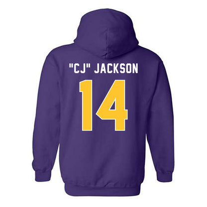 LSU - NCAA Football : Christopher "CJ" Jackson - Classic Shersey Hooded Sweatshirt-1