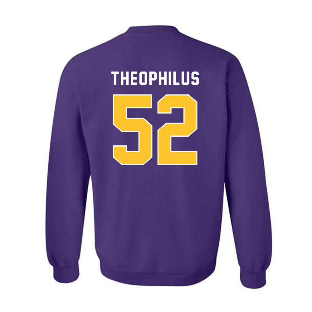 LSU - NCAA Baseball : Zion Theophilus - Classic Shersey Crewneck Sweatshirt-1