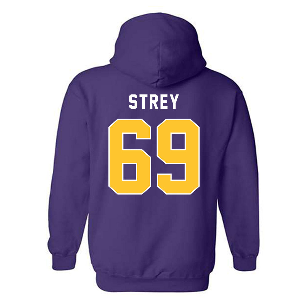 LSU - NCAA Football : Darrin Strey - Classic Shersey Hooded Sweatshirt-1