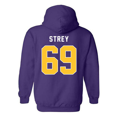 LSU - NCAA Football : Darrin Strey - Classic Shersey Hooded Sweatshirt-1