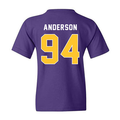 LSU - NCAA Football : Richard Anderson - Classic Shersey Youth T-Shirt-1