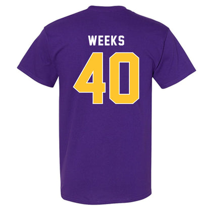 LSU - NCAA Football : Whit Weeks - Classic Shersey T-Shirt-1