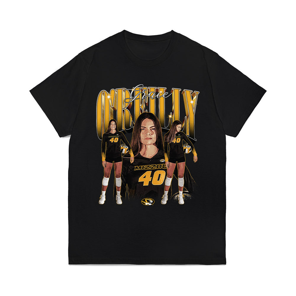 Missouri - NCAA Womens Volleyball : Grace OReilly - Collage Comfort Colors T-Shirt-0