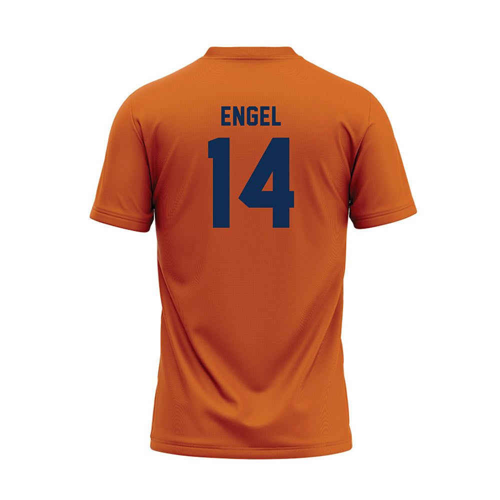 Wheaton IL - NCAA Baseball : Braden Engel - Orange Baseball Jersey-1