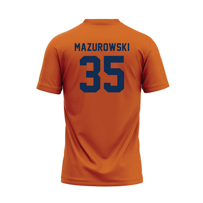 Wheaton IL - NCAA Baseball : Jack Mazurowski - Orange Baseball Jersey-1