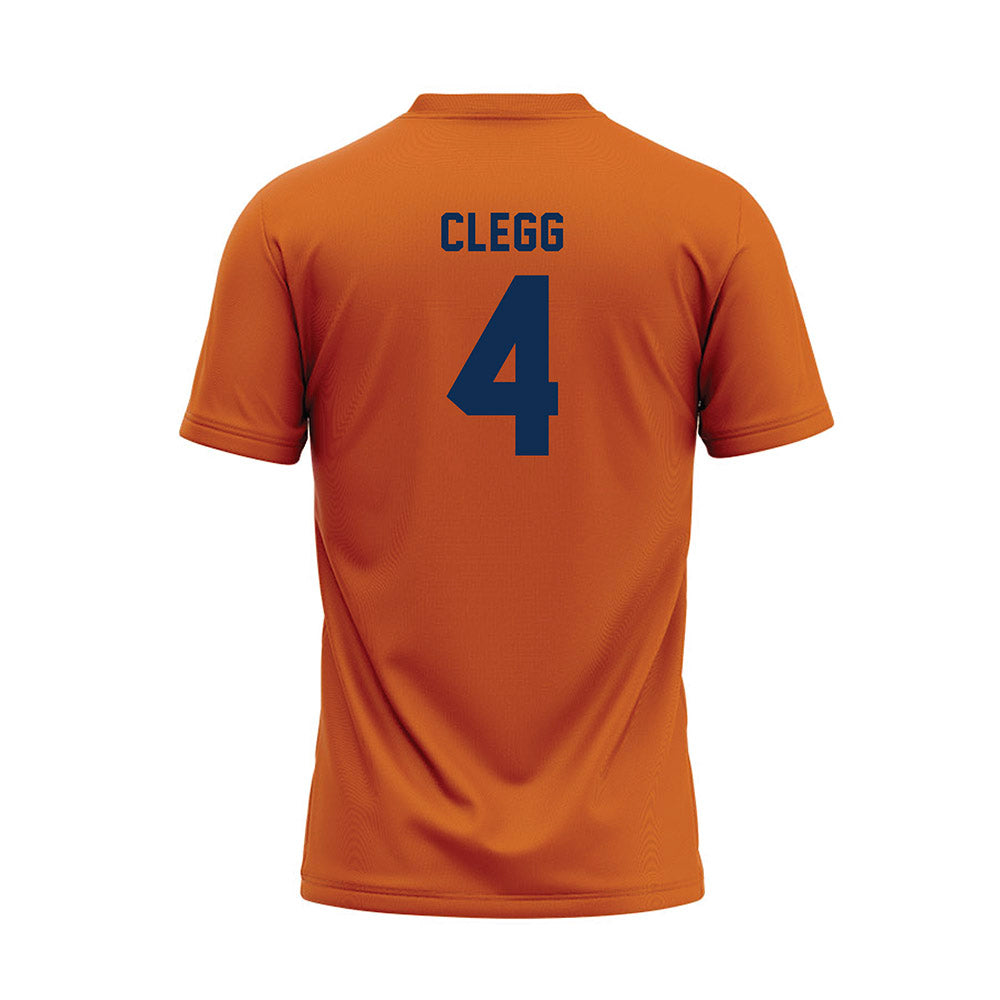 Wheaton IL - NCAA Baseball : William Clegg - Orange Baseball Jersey-1