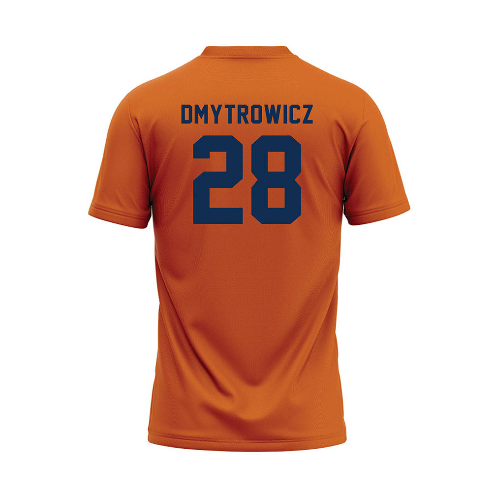 Wheaton IL - NCAA Baseball : Sean Dmytrowicz - Orange Baseball Jersey-1
