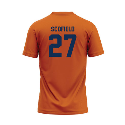 Wheaton IL - NCAA Baseball : Charlie Scofield - Orange Baseball Jersey-1