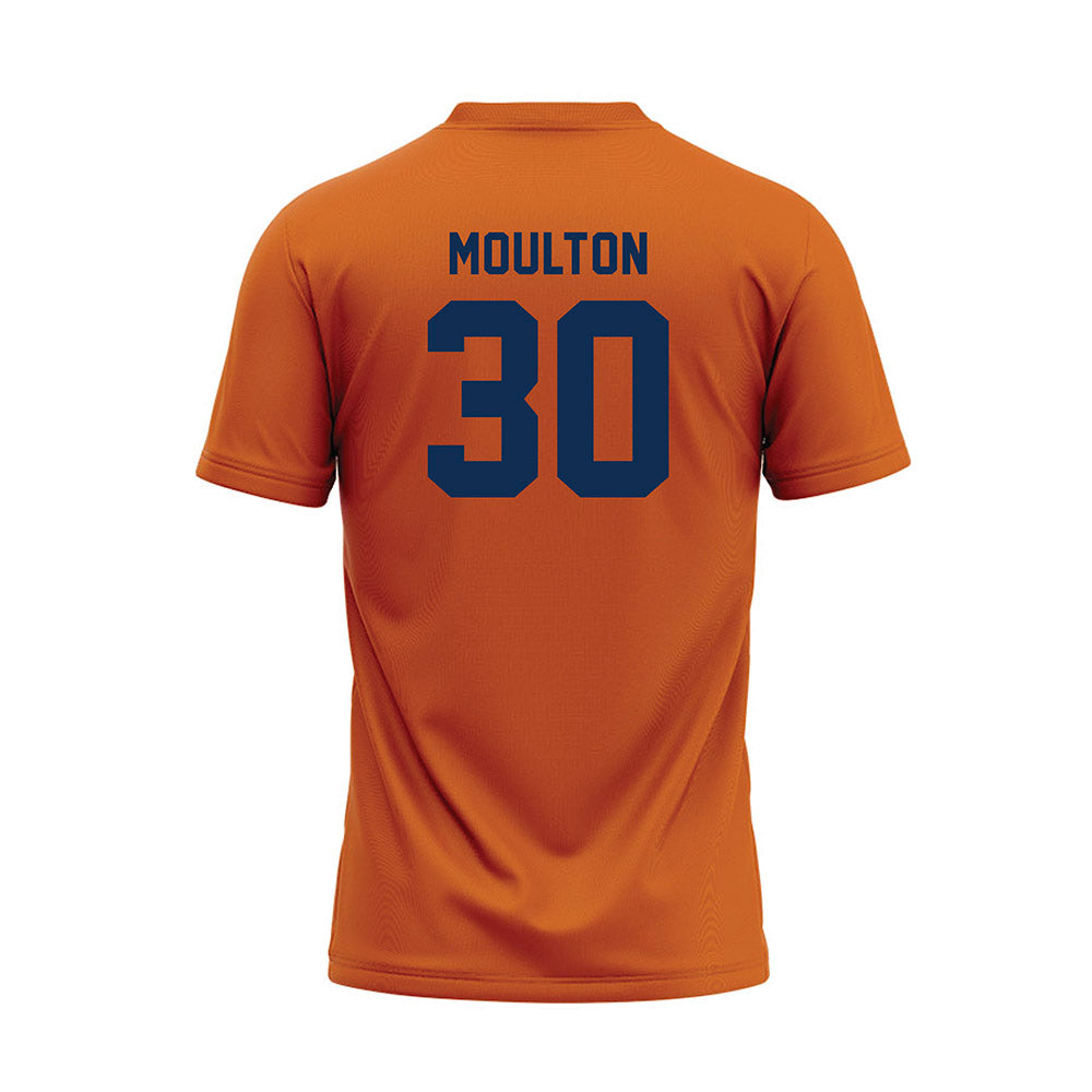 Wheaton IL - NCAA Baseball : Jonah Moulton - Orange Baseball Jersey-1