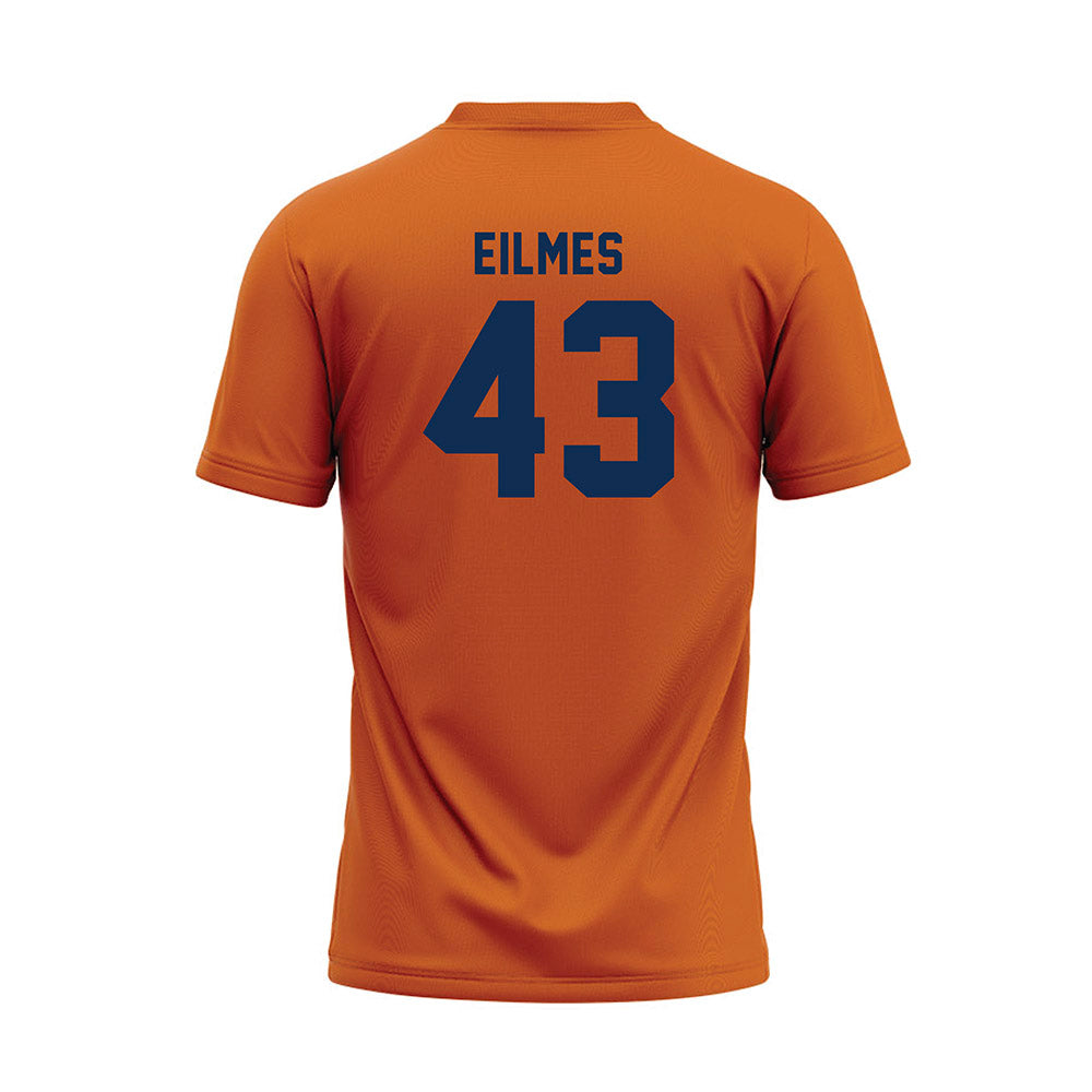 Wheaton IL - NCAA Baseball : Austin Eilmes - Orange Baseball Jersey-1