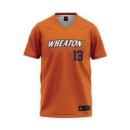 Wheaton IL - NCAA Baseball : Billy Kessler - Orange Baseball Jersey-0