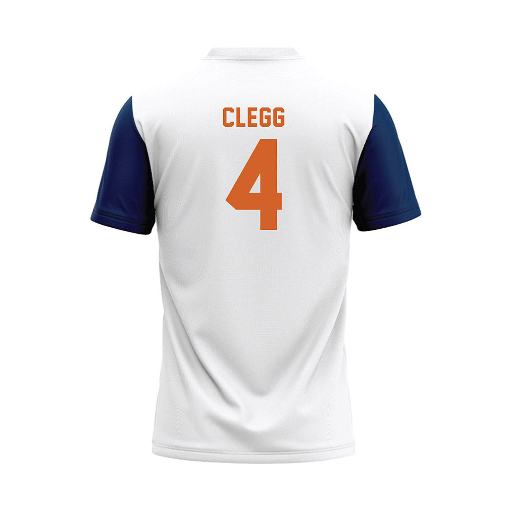 Wheaton IL - NCAA Baseball : William Clegg - White Baseball Jersey-1