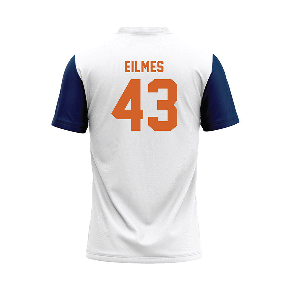 Wheaton IL - NCAA Baseball : Austin Eilmes - White Baseball Jersey-1