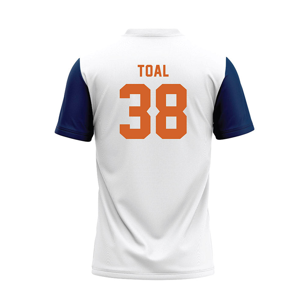 Wheaton IL - NCAA Baseball : Aidan Toal - White Baseball Jersey-1