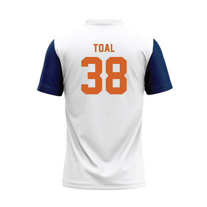 Wheaton IL - NCAA Baseball : Aidan Toal - White Baseball Jersey-1