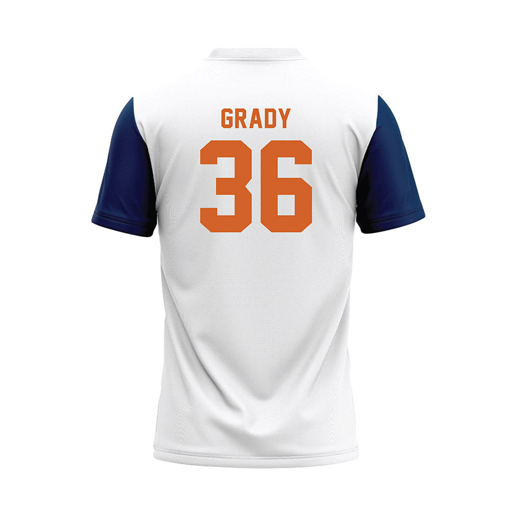 Wheaton IL - NCAA Baseball : Santana Grady - White Baseball Jersey-1