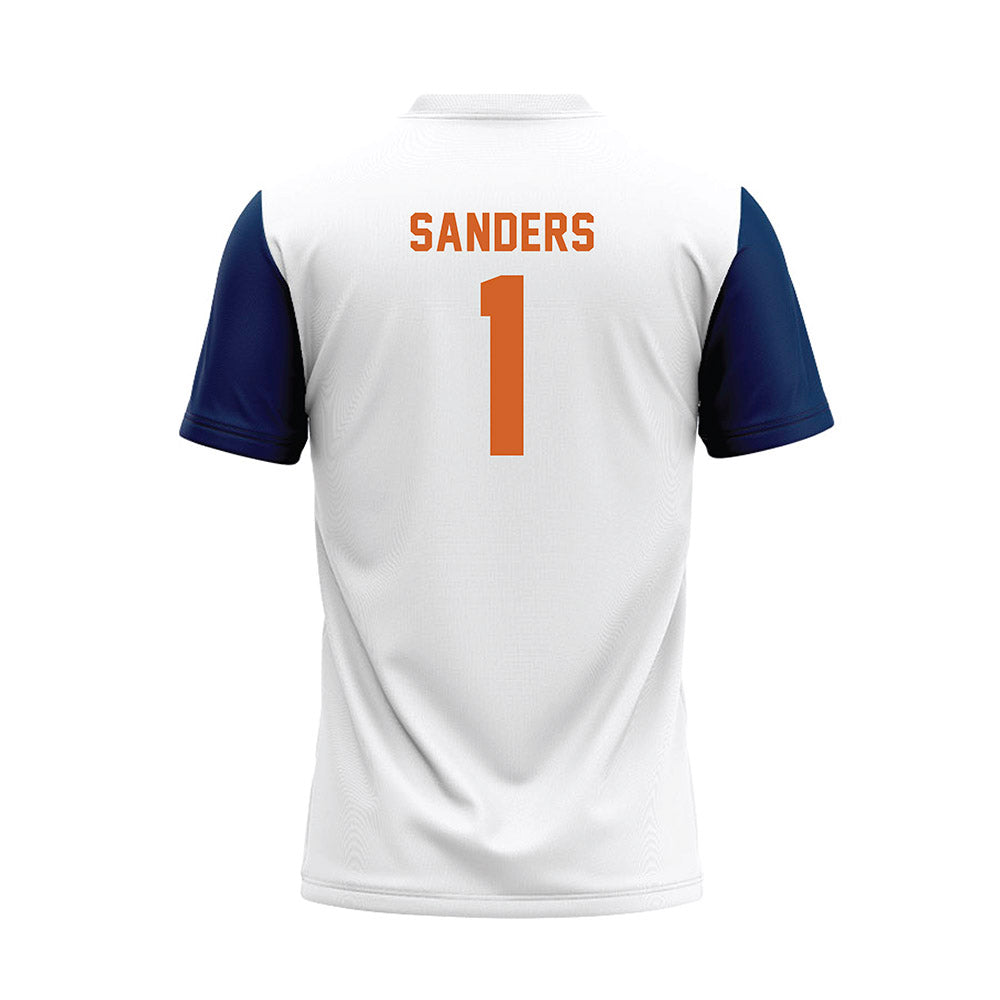 Wheaton IL - NCAA Baseball : Scott Sanders - White Baseball Jersey-1