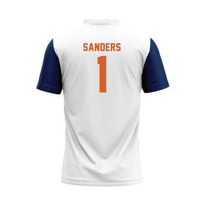 Wheaton IL - NCAA Baseball : Scott Sanders - White Baseball Jersey-1