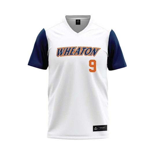 Wheaton IL - NCAA Baseball : Ryan Cartwright - White Baseball Jersey-0