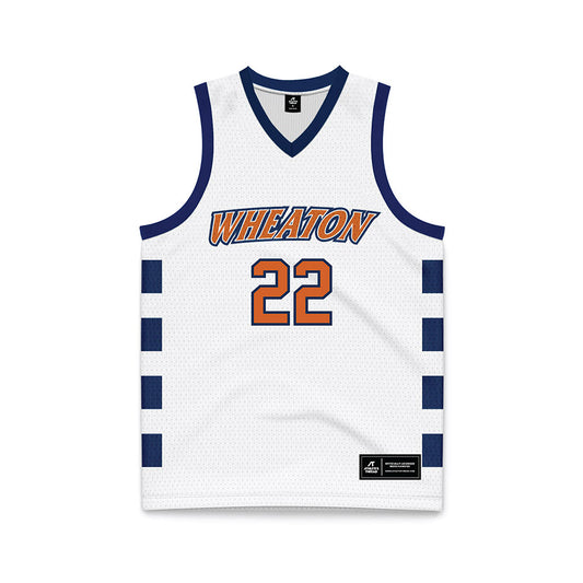 Wheaton IL - NCAA Men's Basketball : Eli Will - White Basketball Jersey-0