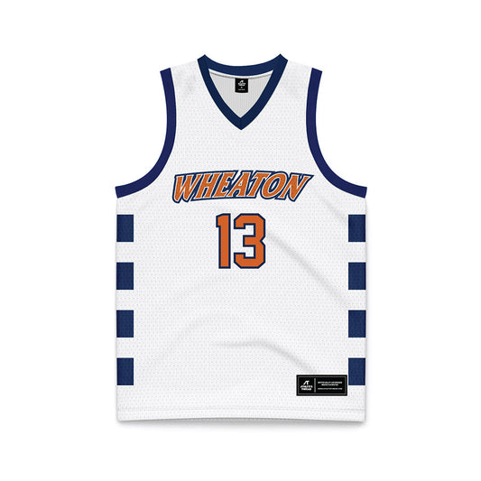 Wheaton IL - NCAA Men's Basketball : Jack Speers - White Basketball Jersey-0