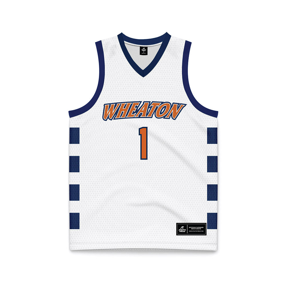 Wheaton IL - NCAA Men's Basketball : Cody Appleton - White Basketball Jersey-0