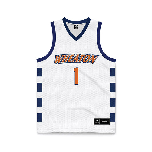 Wheaton IL - NCAA Men's Basketball : Cody Appleton - White Basketball Jersey-0