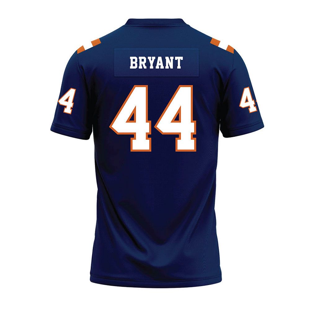 Wheaton IL - NCAA Football : Chandler Bryant - Navy Premium Football Jersey-1