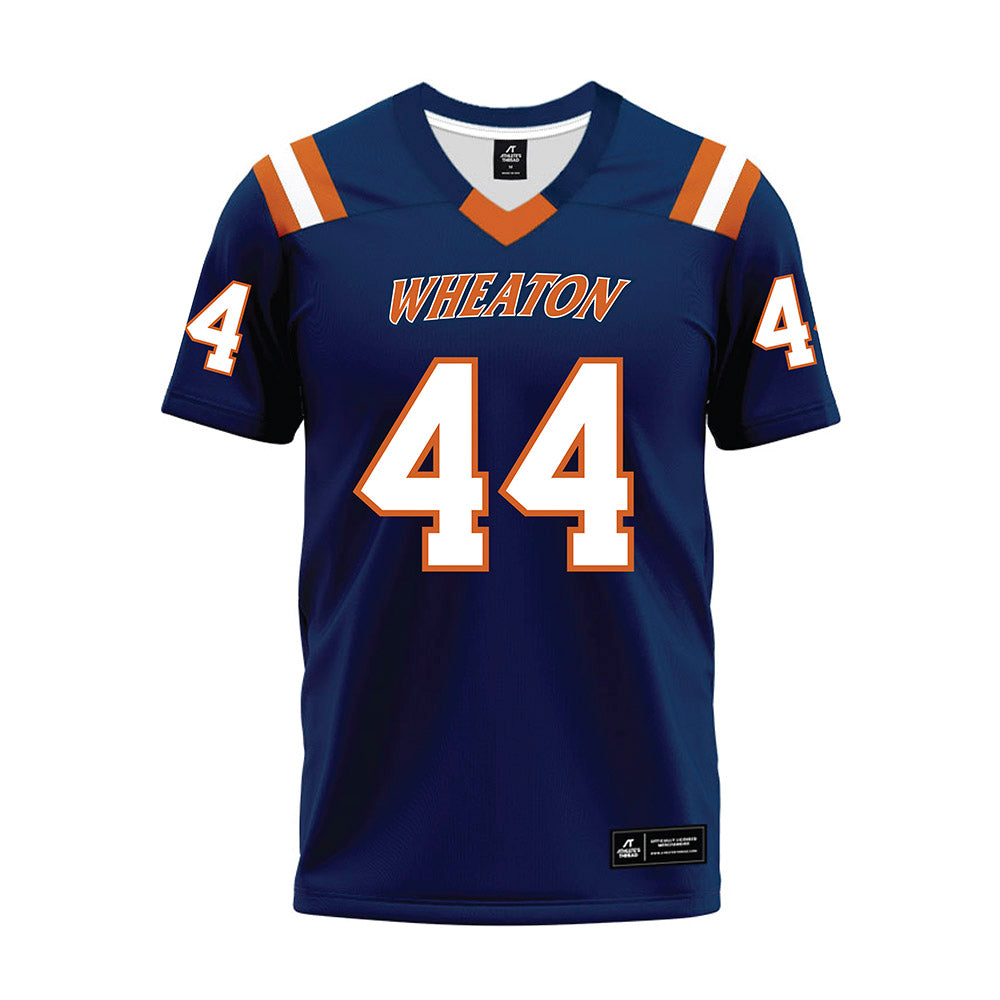 Wheaton IL - NCAA Football : Chandler Bryant - Navy Premium Football Jersey-0