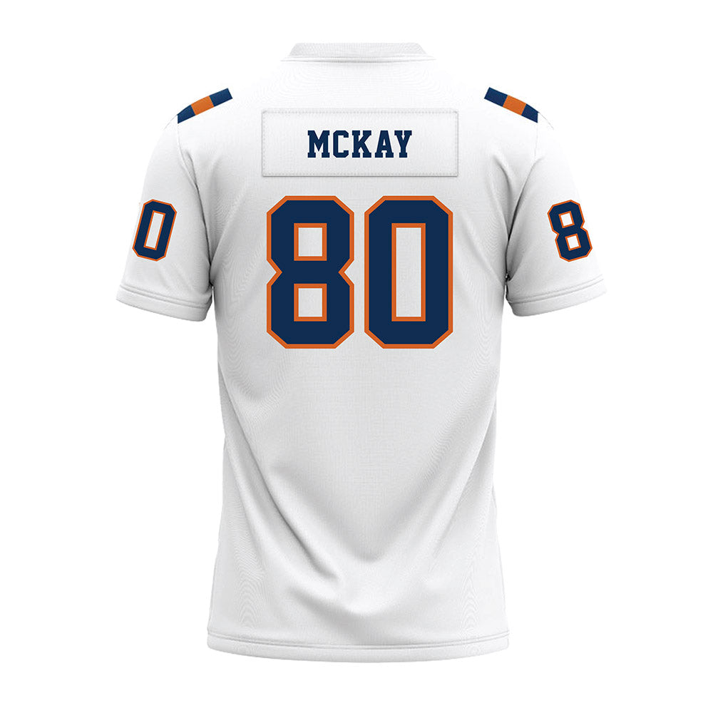 Wheaton IL - NCAA Football : Andrew McKay - White Premium Football Jersey-1