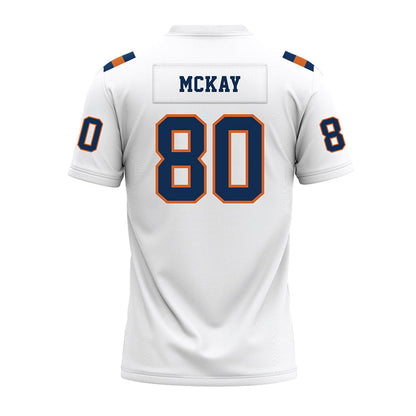 Wheaton IL - NCAA Football : Andrew McKay - White Premium Football Jersey-1