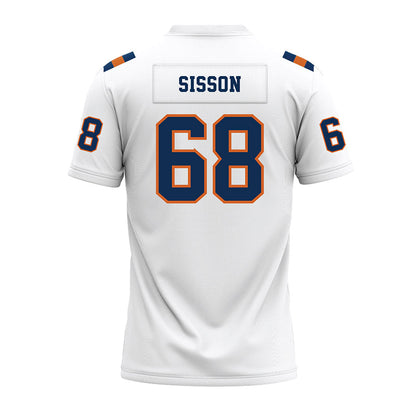 Wheaton IL - NCAA Football : Drew Sisson - White Premium Football Jersey-1