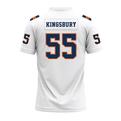 Wheaton IL - NCAA Football : Max Kingsbury - White Premium Football Jersey-1
