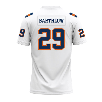 Wheaton IL - NCAA Football : Cal Barthlow - White Premium Football Jersey-1