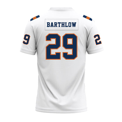 Wheaton IL - NCAA Football : Cal Barthlow - White Premium Football Jersey-1