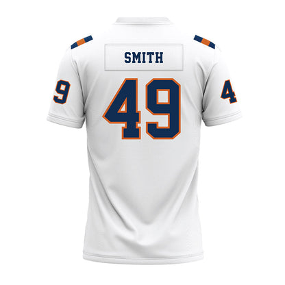 Wheaton IL - NCAA Football : Josiah Smith - White Premium Football Jersey-1