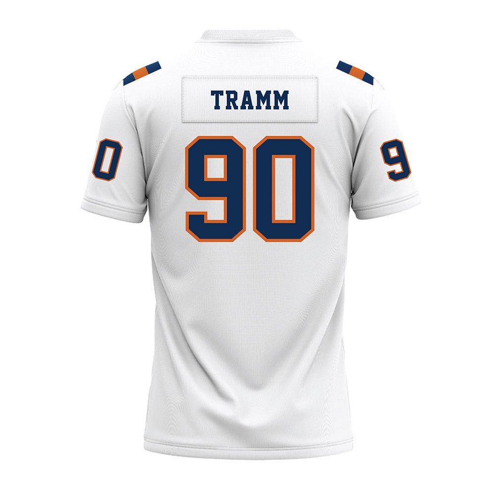 Wheaton IL - NCAA Football : Josh Tramm - White Premium Football Jersey-1