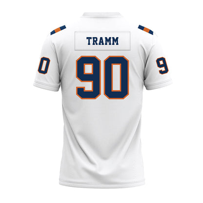 Wheaton IL - NCAA Football : Josh Tramm - White Premium Football Jersey-1