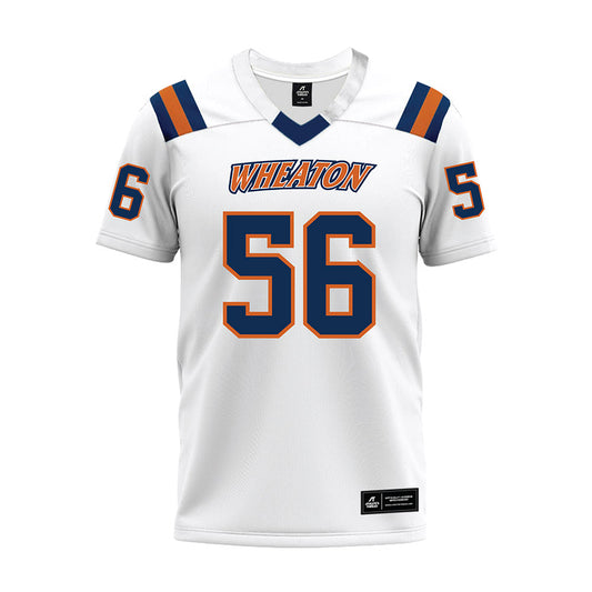Wheaton IL - NCAA Football : Steven Palmer - White Premium Football Jersey-0