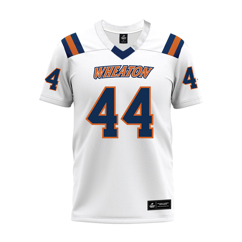 Wheaton IL - NCAA Football : Chandler Bryant - White Premium Football Jersey-0
