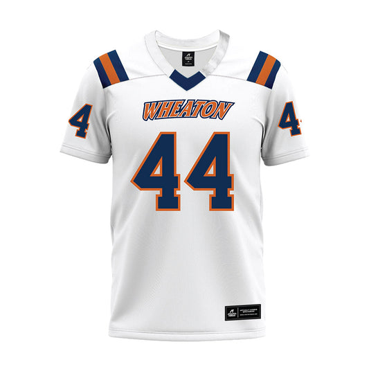 Wheaton IL - NCAA Football : Chandler Bryant - White Premium Football Jersey-0