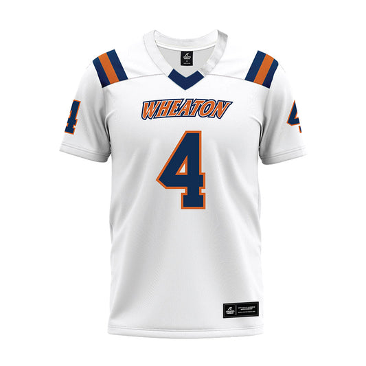 Wheaton IL - NCAA Football : Seth Kortenhoeven - White Premium Football Jersey-0