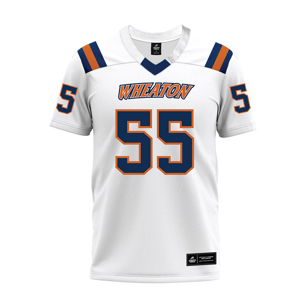 Wheaton IL - NCAA Football : Max Kingsbury - White Premium Football Jersey-0