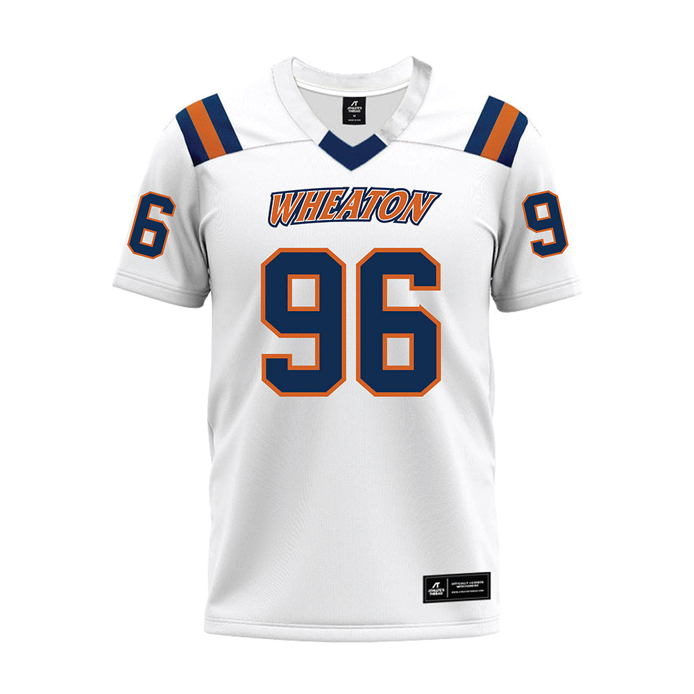 Wheaton IL - NCAA Football : Chase Jennings - White Premium Football Jersey-0