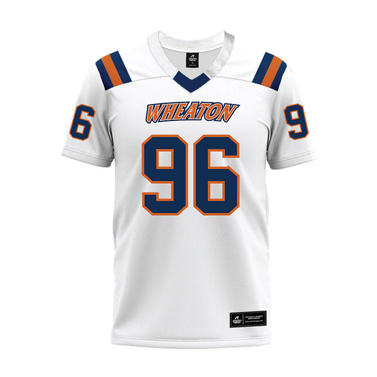 Wheaton IL - NCAA Football : Chase Jennings - White Premium Football Jersey-0
