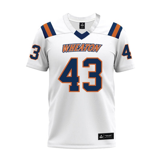 Wheaton IL - NCAA Football : Dimitri Cannon - White Premium Football Jersey-0