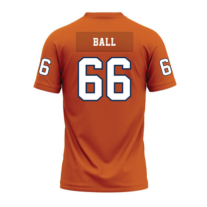 Wheaton IL - NCAA Football : Steven Ball - Orange Premium Football Jersey-1