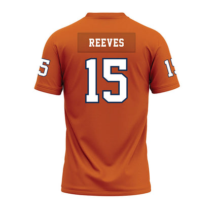 Wheaton IL - NCAA Football : Eli Reeves - Orange Premium Football Jersey-1